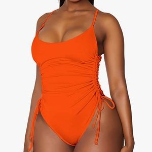 Viottiset Women's Ruched High Cut One Piece